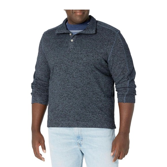 Van Heusen Men's Sweater Fleece Long Sleeve - Picture 1 of 7